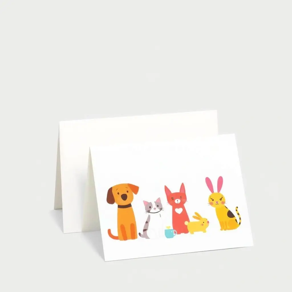Pet Themed Greeting Card