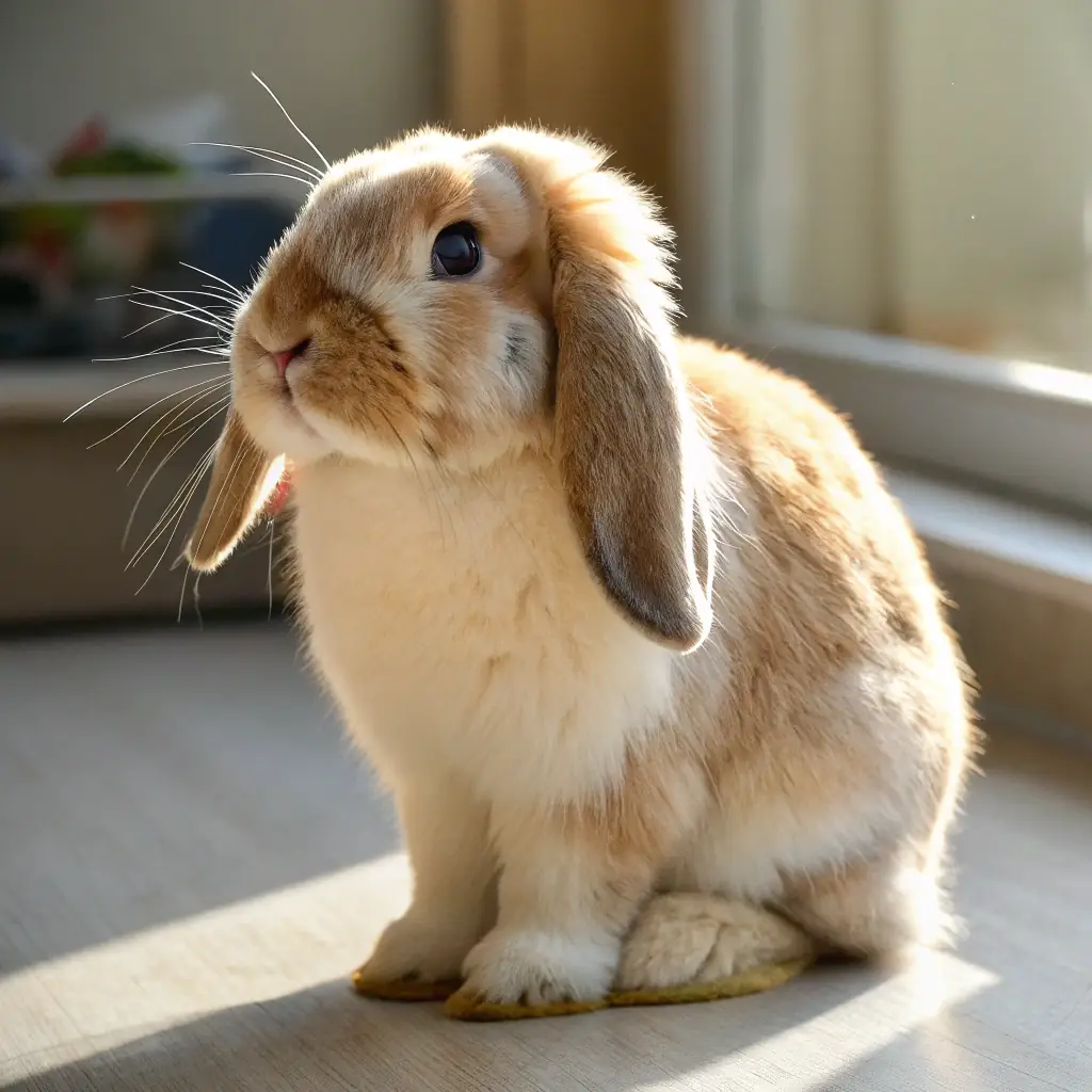 3D Rabbit Figurine
